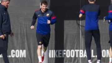 A PUNTO. Messi llegará a tope para medirse al Bayern en el Allianz Arena de Múnich.