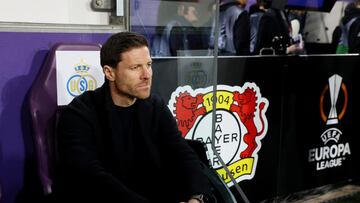 Soccer Football - Europa League - Quarter Final - Second Leg - Union Saint-Gilloise v Bayer Leverkusen - Lotto Park, Anderlecht, Belgium - April 20, 2023 Bayer Leverkusen coach Xabi Alonso before the match REUTERS/Yves Herman