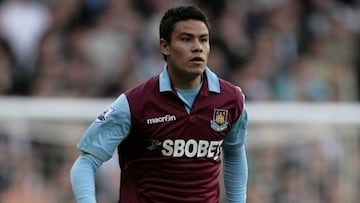 Pablo Barrera jugando con el West Ham.