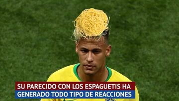 Polémica en Brasil por el peinado 'espagueti' de Neymar
