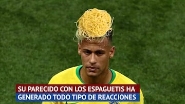Polémica en Brasil por el peinado 'espagueti' de Neymar