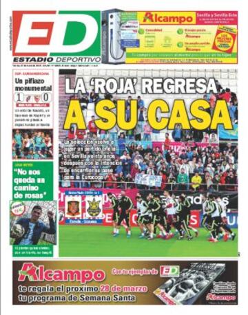 Portadas de la prensa deportiva