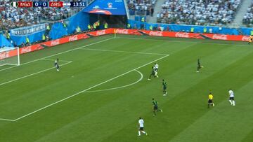 Posiblemente el gol más difícil del Mundial: Messi, quién si no...