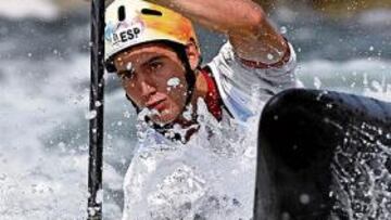 <b>MEDALLA DE CHOCOLATE. </b>Ander Elosegui rozó el podio olímpico con su extraordinaria actuación,.