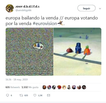 Los mejores memes de la gala de Eurovisión