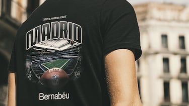 La NFL aterriza en el Santiago Bernabéu con el partido entre los Miami Dolphins y Washington Commanders. Por motivo de este evento la Liga Nacional de Fútbol Americano y el Real Madrid han sacado una colección exclusiva.