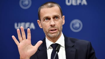 Aleksander Ceferin, presidente de la UEFA.