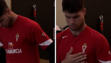 Alcaraz no olvida sus raíces y sale a entrenar con la camiseta del Murcia en Roland Garros