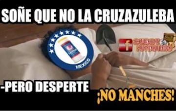 América perdía 0-3 en 25 minutos, pero en la segunda mitad revivió el verbo 'Cruzazulear' y le pegó 3-4 a La Máquina, ¡Los memes están imperdibles!