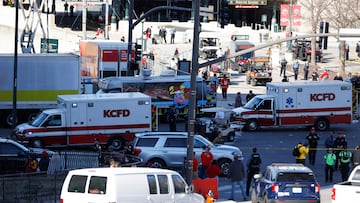 Patrick Mahomes was among those who posted online after shootings at the end of the Chiefs’ Super Bowl parade.