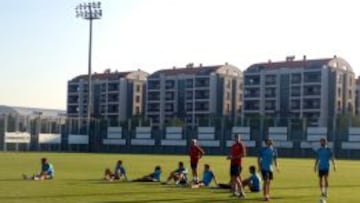 La Selección Sub-20 se entrena por primera vez en Bursa