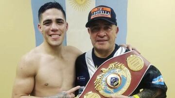 Brian Castaño y su padre.