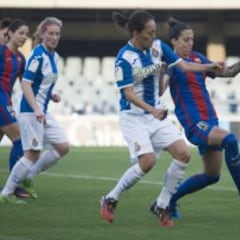 Victoria del Barcelona en el derbi contra el Espanyol
