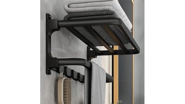 La solución definitiva para mantener el baño ordenado sin hacer agujeros