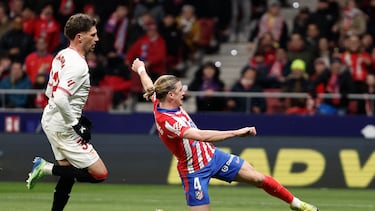 Gallagher, en una jugada ante el Sevilla.