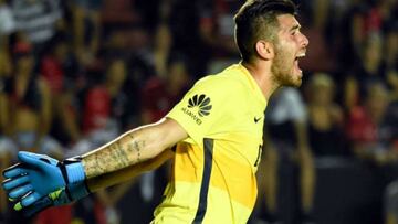 Rossi durante un partido con Boca Juniors.