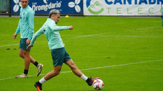 Arana se exprime para llegar a tiempo contra el Mirandés