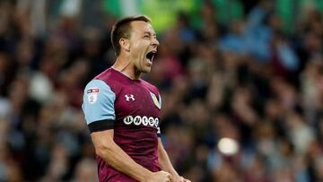 Soccer Football - Championship Play Off Semi Final Second Leg - Aston Villa v Middlesbrough - Villa Park, Birmingham, Britain - May 15, 2018 Aston Villa's John Terry celebrates after the match Action Images via Reuters/Ed Sykes EDIT