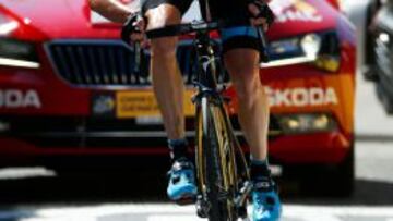 Chris Froome, en la meta.