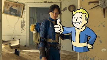 Fallout serie Prime Video por qué el vault boy saca el pulgar hacia arriba