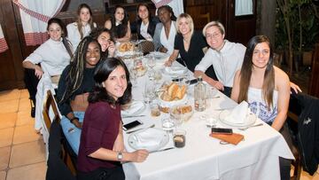 Jugadoras del Atlético de Madrid.