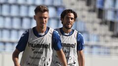 Entrenamiento del Tenerife.