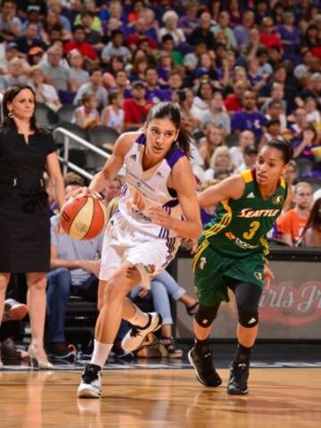 MARTA XARGAY. Es hasta el momento la última española en cruza el charco. Debutó en el 2015 con las Phoenix Mercury y llegó hasta la final de la Conferencia Oeste ante las vigentas campeonas, las Lynx de Anna Cruz.