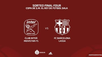 Bar?a e Inter se ver¨¢n en las semifinales de la Copa del Rey