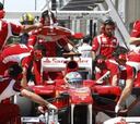 Ferrari ya acelera incluso en las paradas