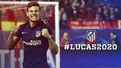 Lucas renueva con el Atl&eacute;tico hasta el a&ntilde;o 2020. 