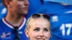 Iceland fan before the game