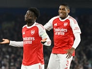 An early Bukayo Saka strike was just enough for Arsenal to take all three points at Brighton and extend their lead at the top of the table.
