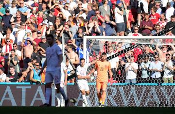 Unai Sim¨®n anot¨®, en propia puerta, el 1-0 para los croatas.