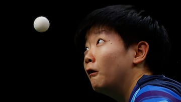 La china Sun Yingsha nunca pierde de vista la pelota