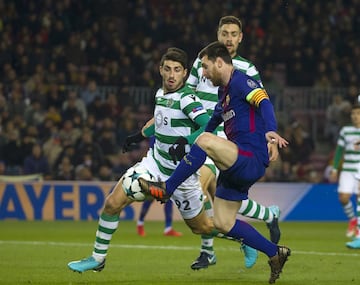 Leo Messi y Cristiano Piccini.