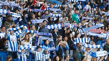 23/03/24 FUTBOL FEMENINO
PARTIDO LIGAF LIGA F JORNADA 21
REAL SOCIEDAD - ATHLETIC BILBAO
AFICIONADOS SEGUIDORES