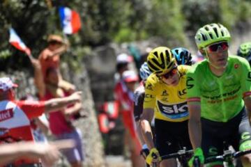 Christopher Froome y Pierre Rolland.