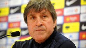 Jordi Roura en rueda de prensa.