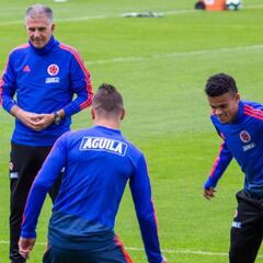 Selección Colombia entrena en El Campín pensando en la Copa