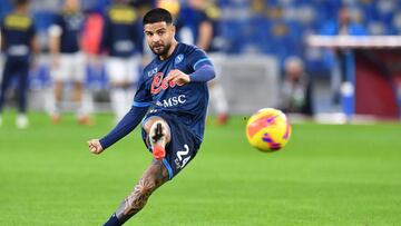 Soccer Football - Serie A - Napoli v Hellas Verona - Stadio Diego Armando Maradona, Naples, Italy - November 7, 2021 Napoli&#039;s Lorenzo Insigne during the warm up before the match REUTERS/Jennifer Lorenzini