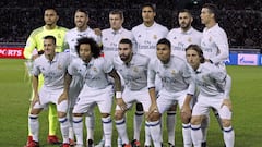 El once titular de la final del Mundial de Clubes de 2016 contra el Kashima: Keylor Navas, Ramos, Kroos, Varane, Benzema, Cristiano, Lucas V&aacute;zquez, Marcelo, Carvajal, Casemiro y Modric. 9 jugadores siguen en el Real Madrid.