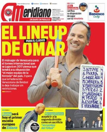 Portadas de la prensa mundial