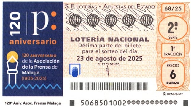 Lotería Nacional en directo: comprobar los resultados y premios del sorteo de hoy, sábado 23 de agosto