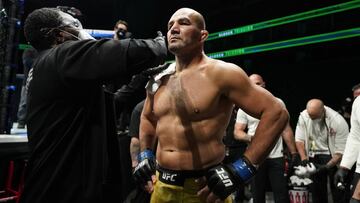 Glover Teixeira, antes de pelear en el UFC Jacksonville.