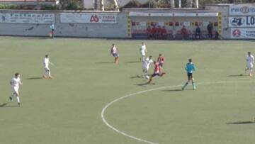 El golazo 'desde el párking' de Denia en una final con el Atleti