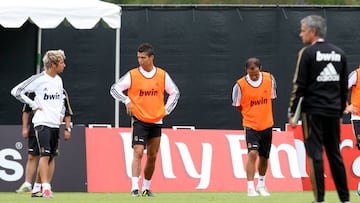 Entrenamiento del Real Madrid.