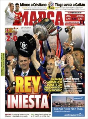 Portadas de la prensa mundial