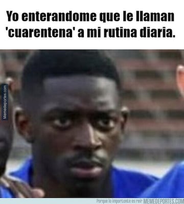 Los memes deportivos no paran por el coronavirus