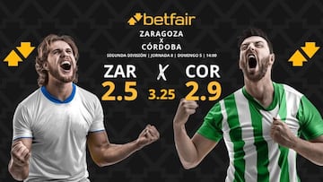 Real Zaragoza vs. Córdoba CF: horario, dónde ver, pronósticos y clasificación