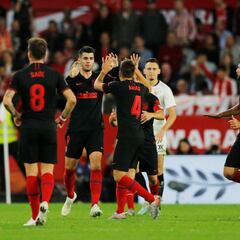 Asistencia de Arias en el empate de Atlético ante Sevilla